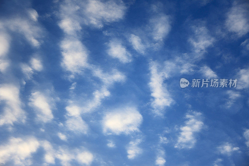 蓝天背景与云