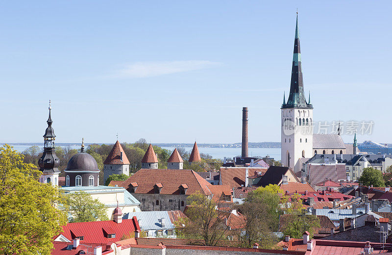爱沙尼亚塔林的历史小镇