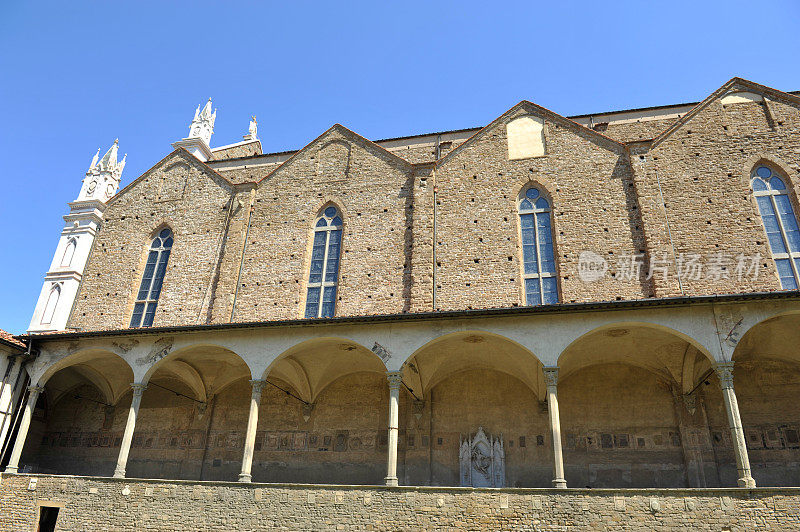 圣十字修道院在佛罗伦萨-托斯卡纳