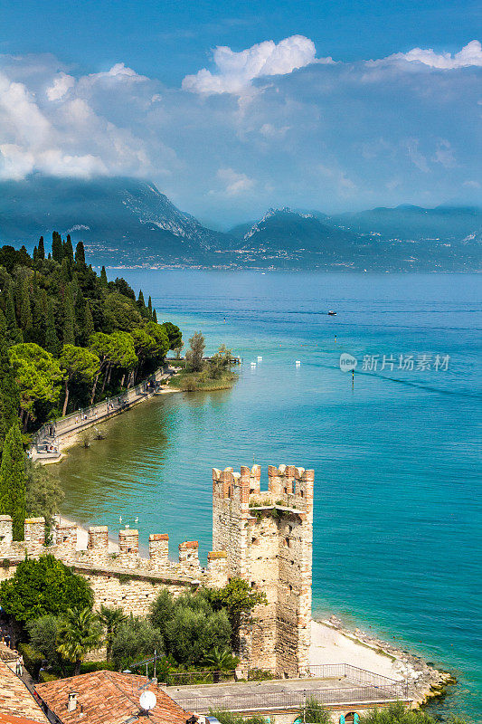 加尔达湖，Sirmione，意大利