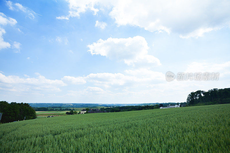 从Essen的Meisenburg看到的鲁尔山谷全景
