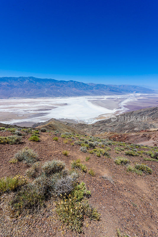 美国加州死亡谷国家公园，但丁视角下的恶水盆地。