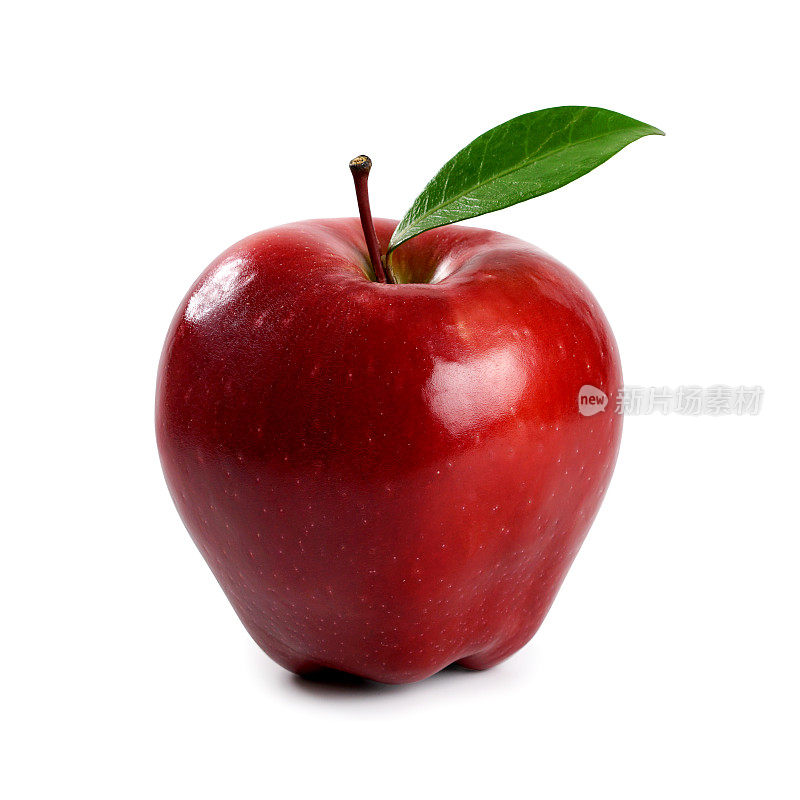 苹果水果与修剪路径