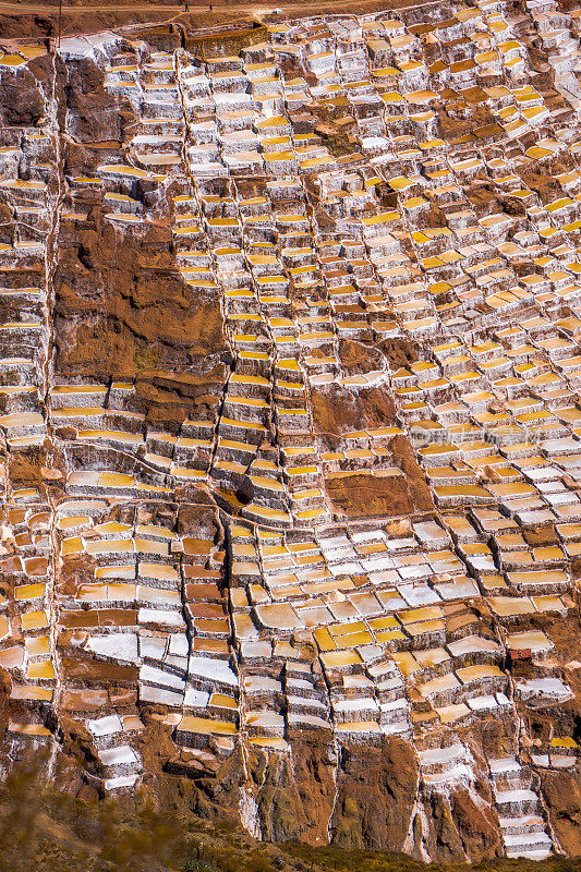 秘鲁圣谷马拉斯的盐矿(Salineras)