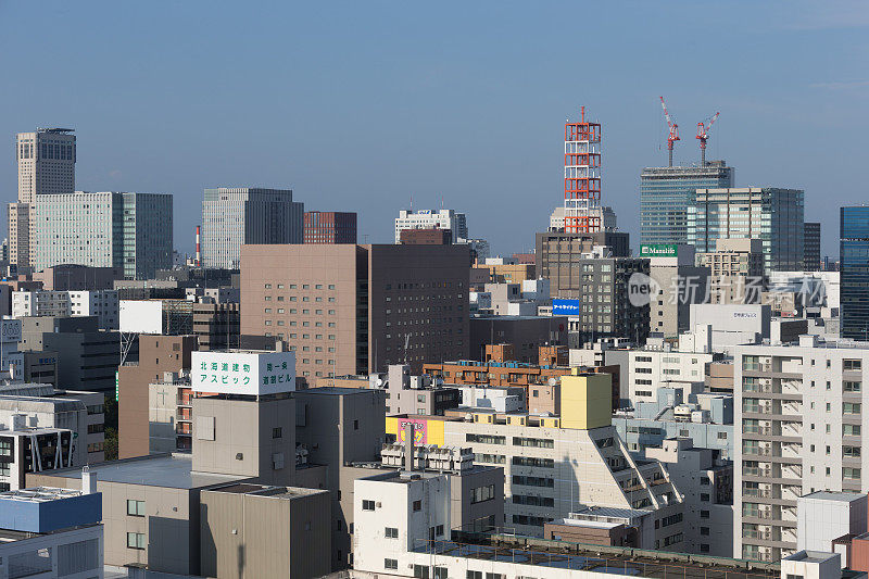 日本札幌天际线