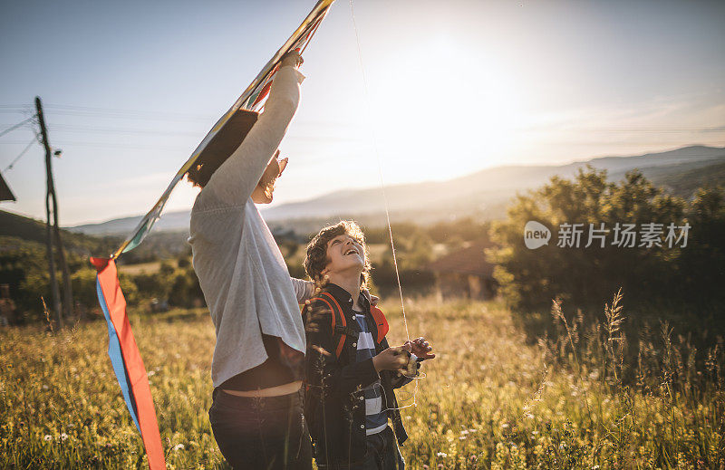 母子在户外