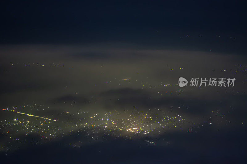 夜景来自布科山，Chichibu,Saitama