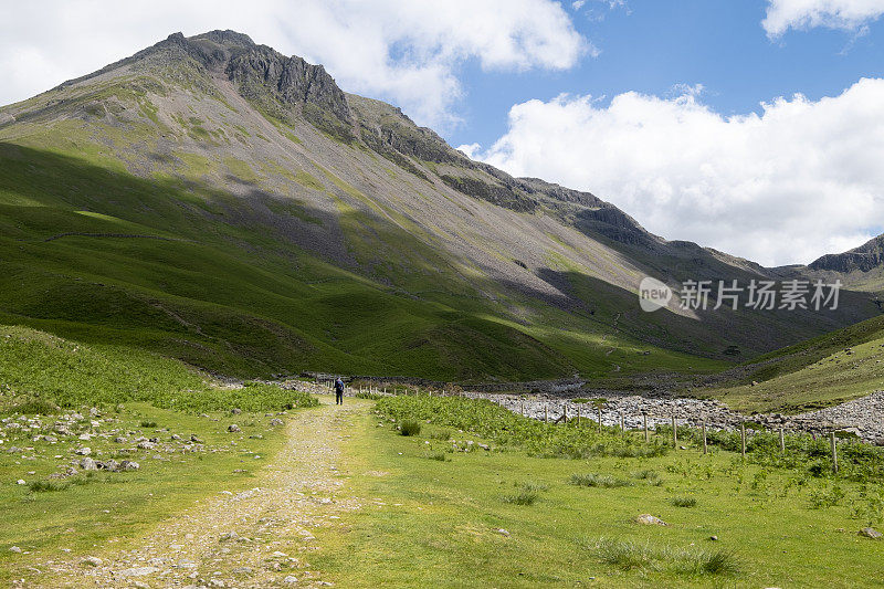 伟大的山墙在英国湖区