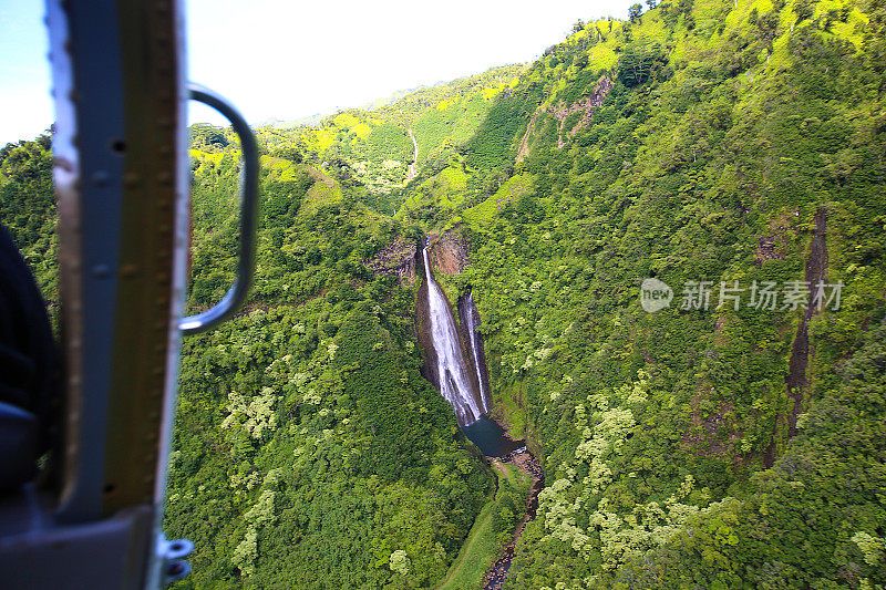 山瀑布考艾岛