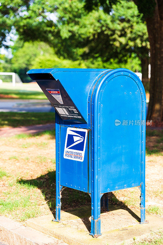 美国邮政总局的邮箱。