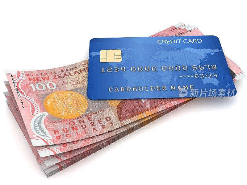 新西兰钱买购物信用卡