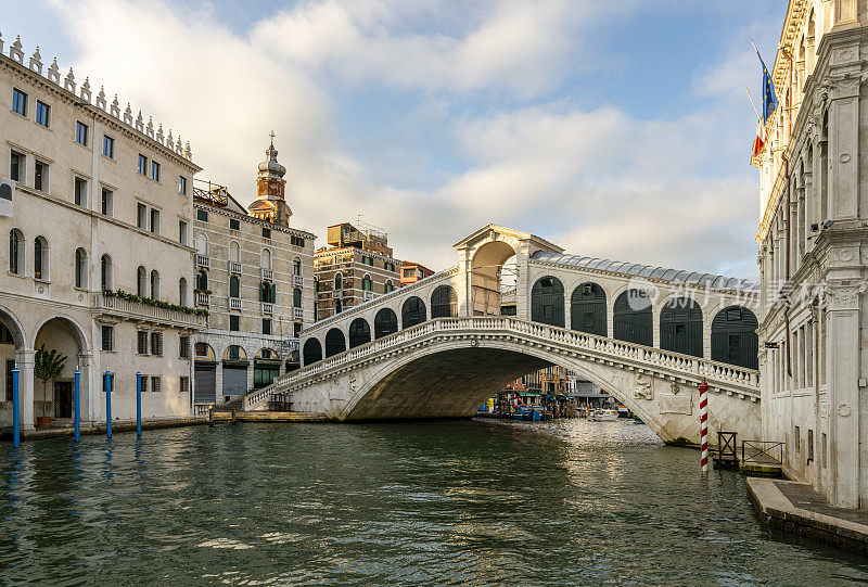 里亚托大桥，大运河，威尼斯，意大利