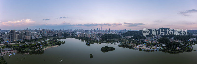 全景天际线长沙中国航空照片