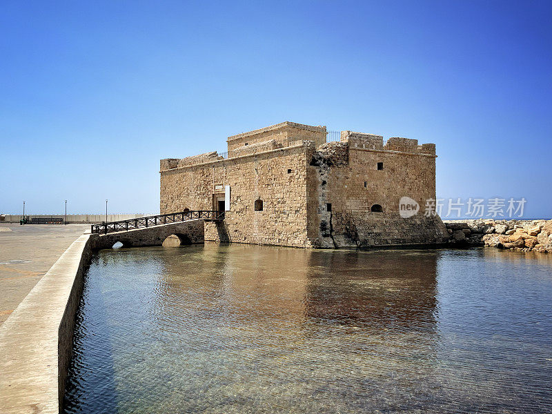 帕福斯(帕福斯)城堡(中世纪堡垒)，塞浦路斯