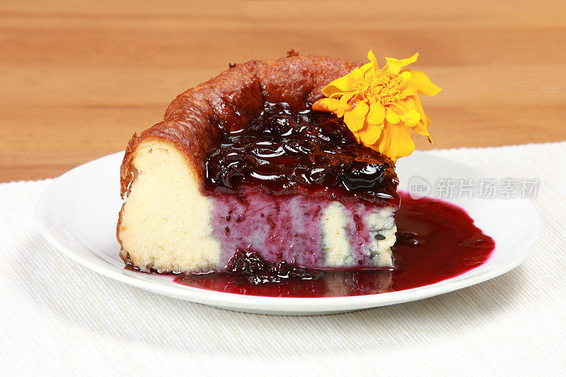 蓝莓海绵蛋糕