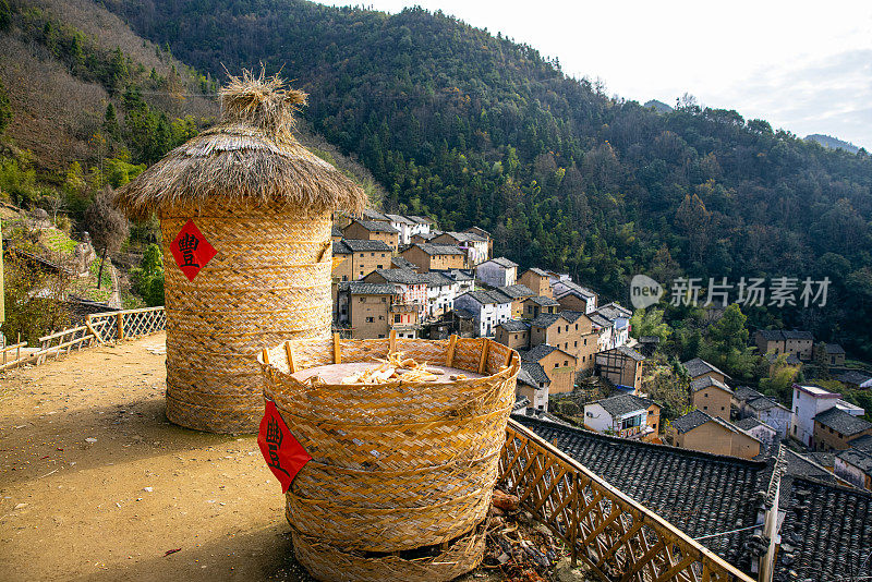 位于中国安徽省阳禅县的传统徽派建筑古山村