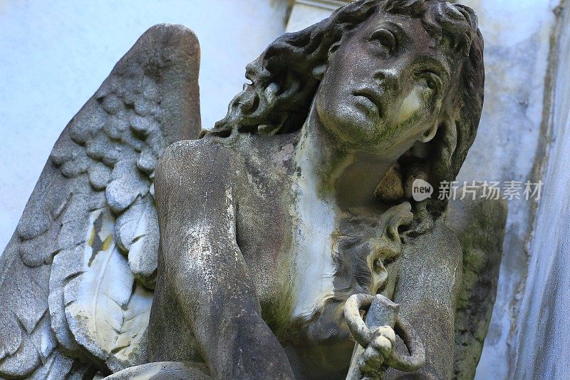 和平:充满希望的年轻天使，雷克莱塔公墓，布宜诺斯艾利斯，南美