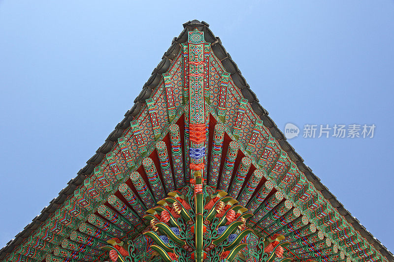 韩国首尔庆福宫的建筑。