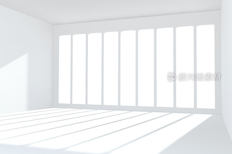空的白色房间