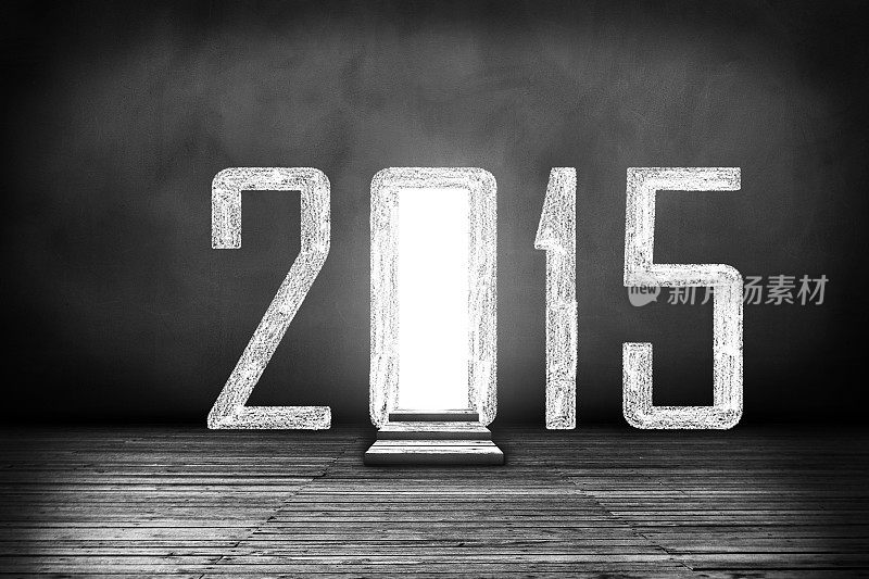 15、楼梯敞开大门，迎接2015年的新一年
