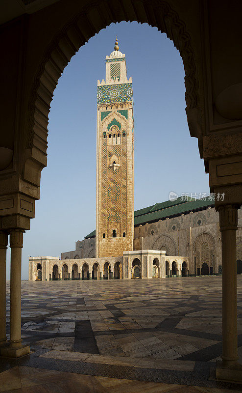摩洛哥，卡萨布兰卡，哈桑二世清真寺