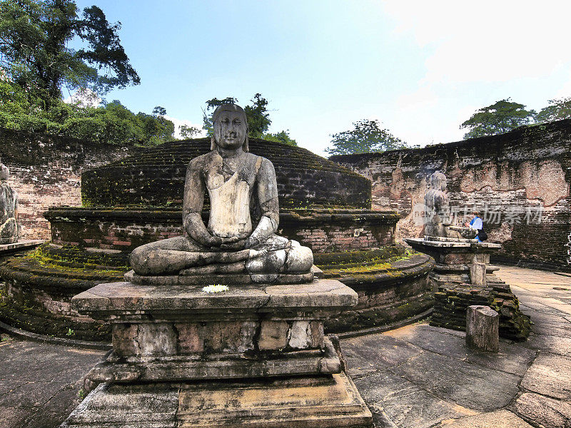 斯里兰卡波隆纳鲁瓦瓦塔达奇的佛祖观