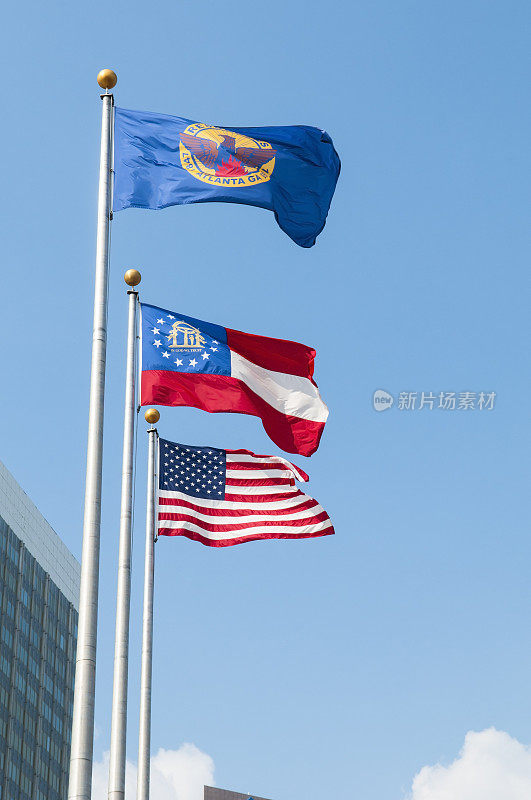 佐治亚州亚特兰大的旗帜