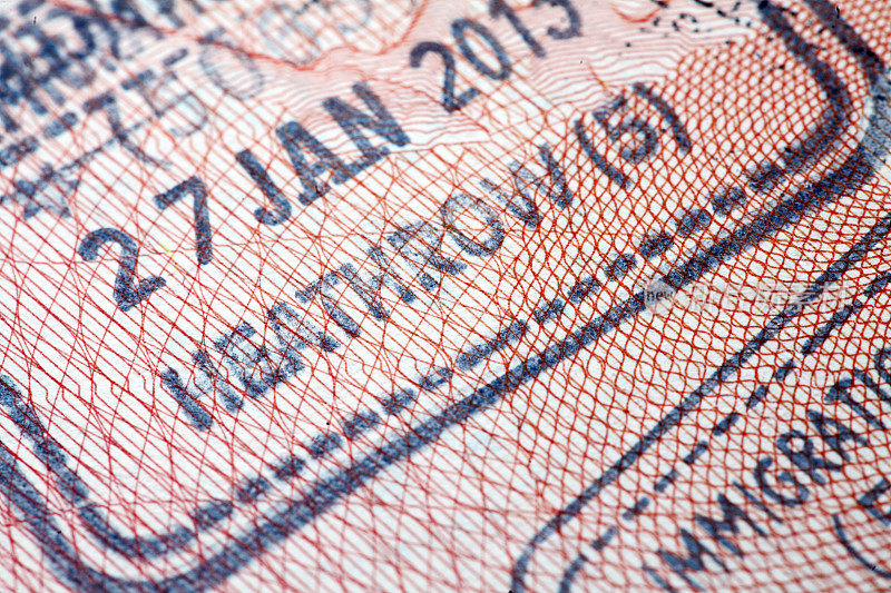 英国(希思罗机场)入境护照盖章