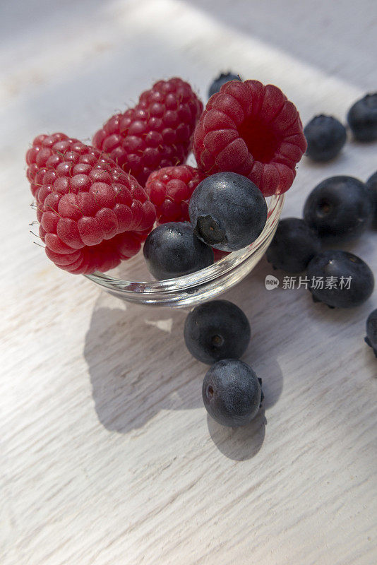 树莓和蓝莓