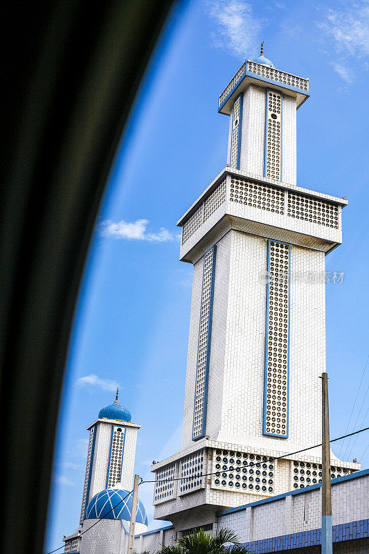贝宁科托努-多哥大清真寺。