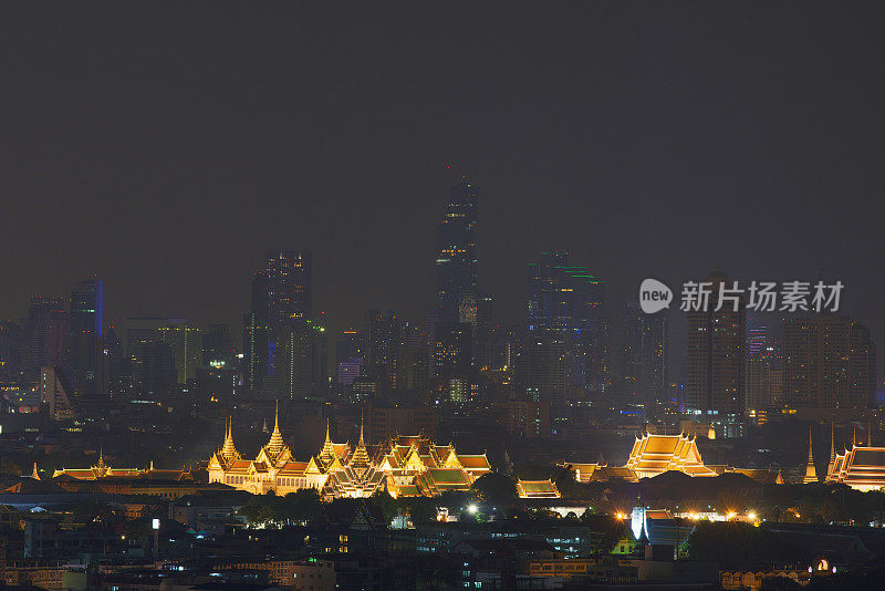 泰国曼谷的大皇宫和卧佛寺