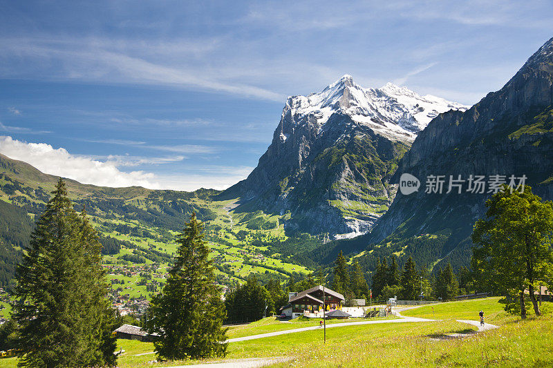 Wetterhorn,瑞士阿尔卑斯山