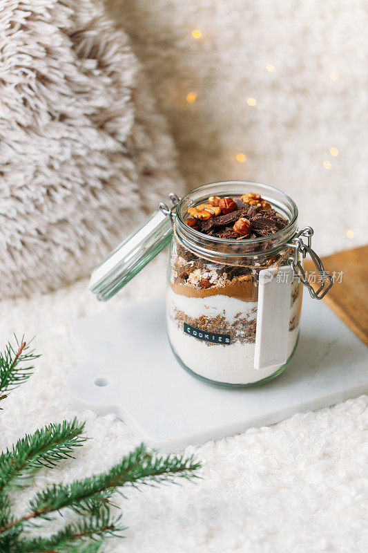 作为圣诞礼物的饼干