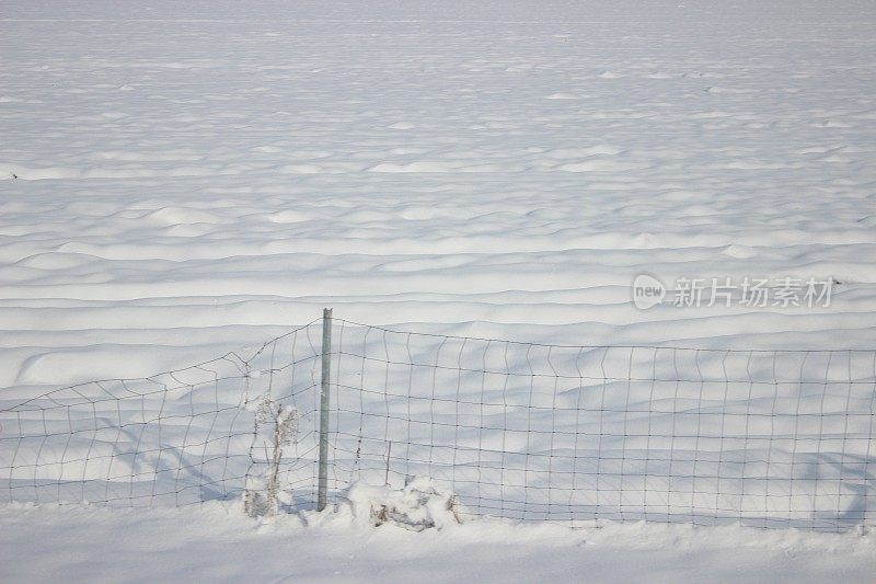 冬天雪风景画