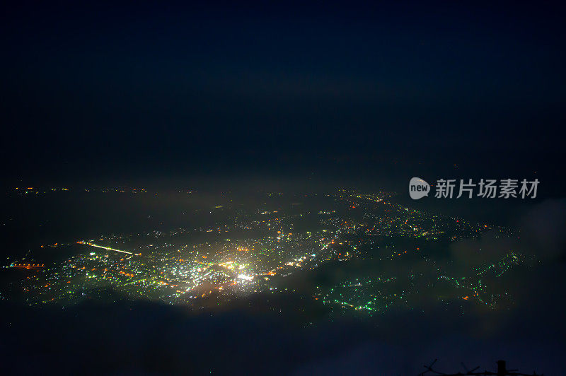 夜景来自布科山，Chichibu,Saitama