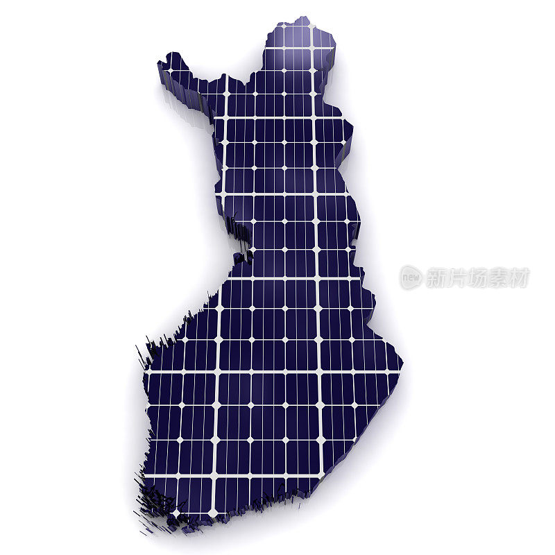 芬兰为太阳能电池板绘制可再生能源地图
