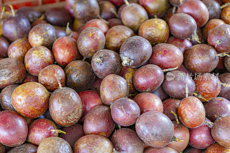 百香果，留尼旺岛的市场
