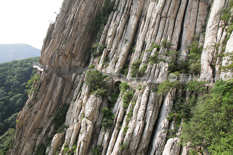 中国河南省嵩山少林寺国家公园的自然景观