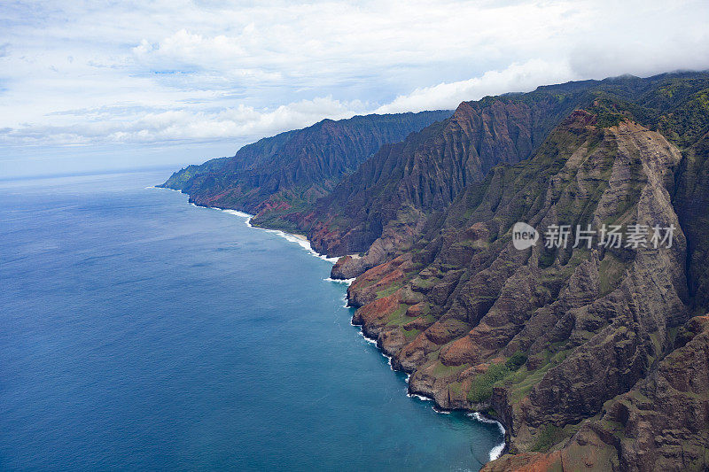 纳帕里海岸州立公园，考艾岛，夏威夷群岛