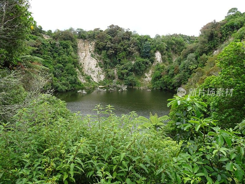 Waimangu火山谷，罗托鲁瓦，新西兰