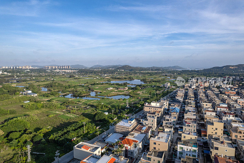 宜居绿色小镇的低层密集住宅