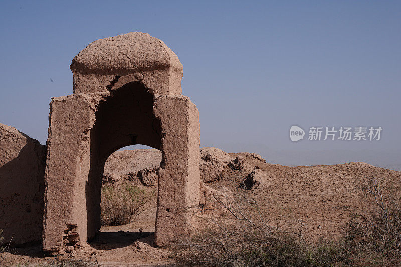 被遗忘的古城卡拉库尔，中国新疆