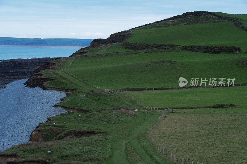 北德文海岸的风景