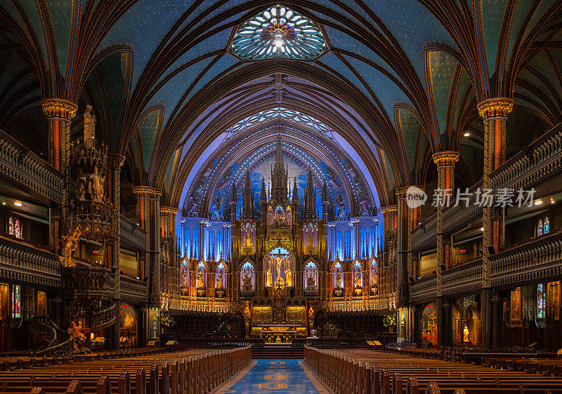 巴黎圣母院，蒙特利尔，魁北克，加拿大
