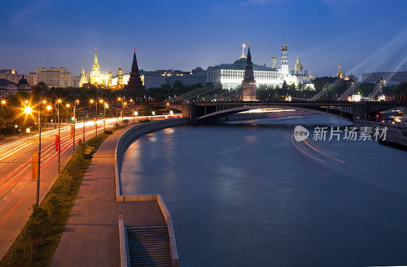 莫斯科城市夜景