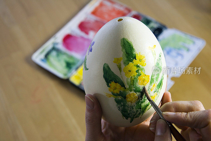 艺术家绘制的复活节彩蛋