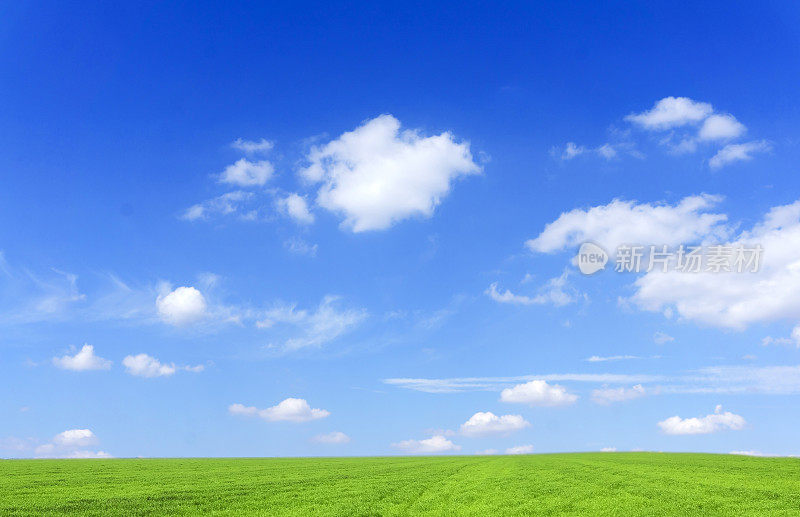 景观云和草地
