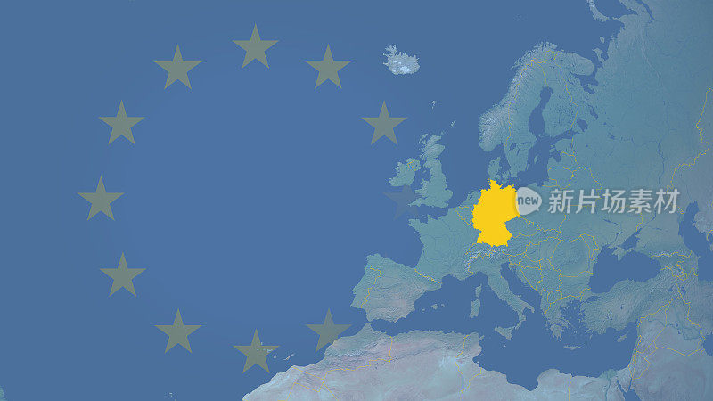 德国自1952年16:9以来是欧盟的一部分，并有边界