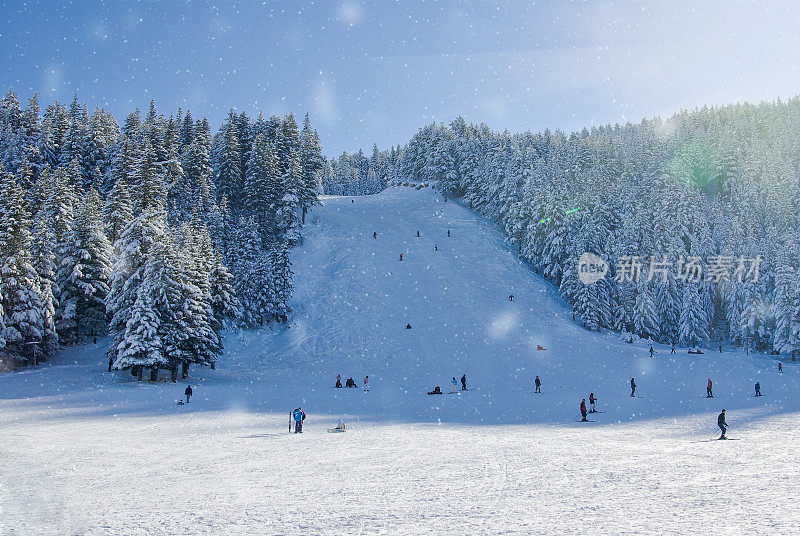 冬季滑雪胜地