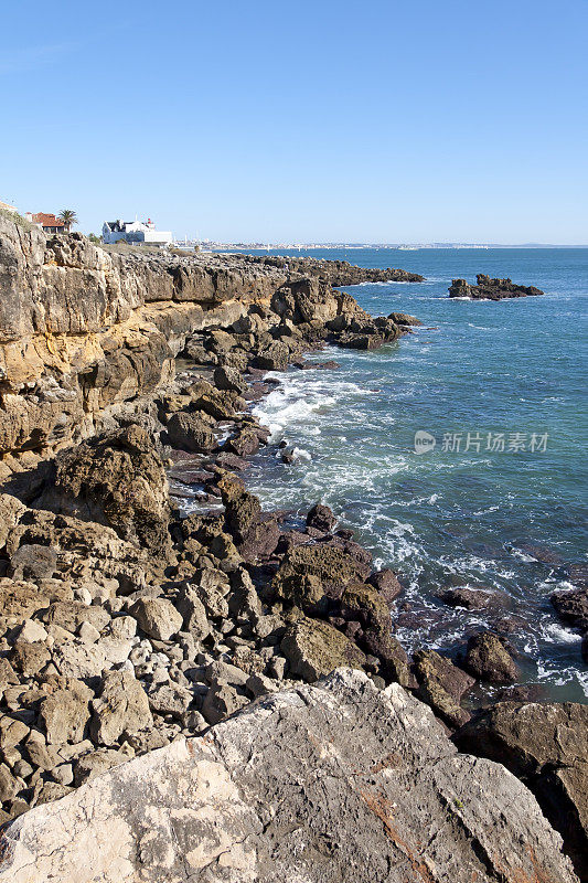 海滩的Cascais